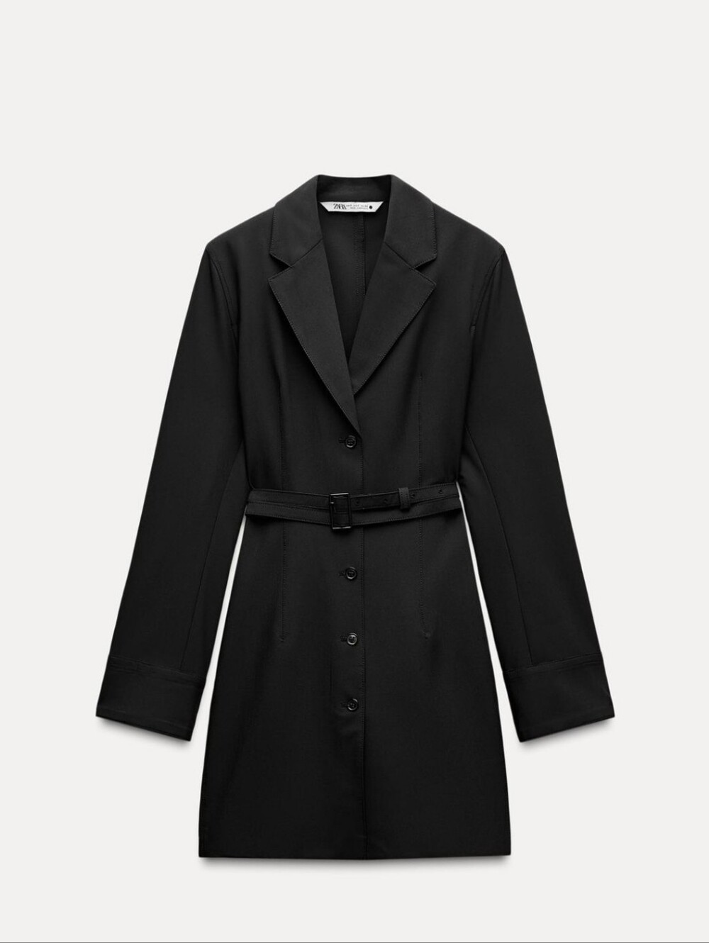 Zara BELTED SHIRTDRESS BLAZER DRESS ZW COLLECTION